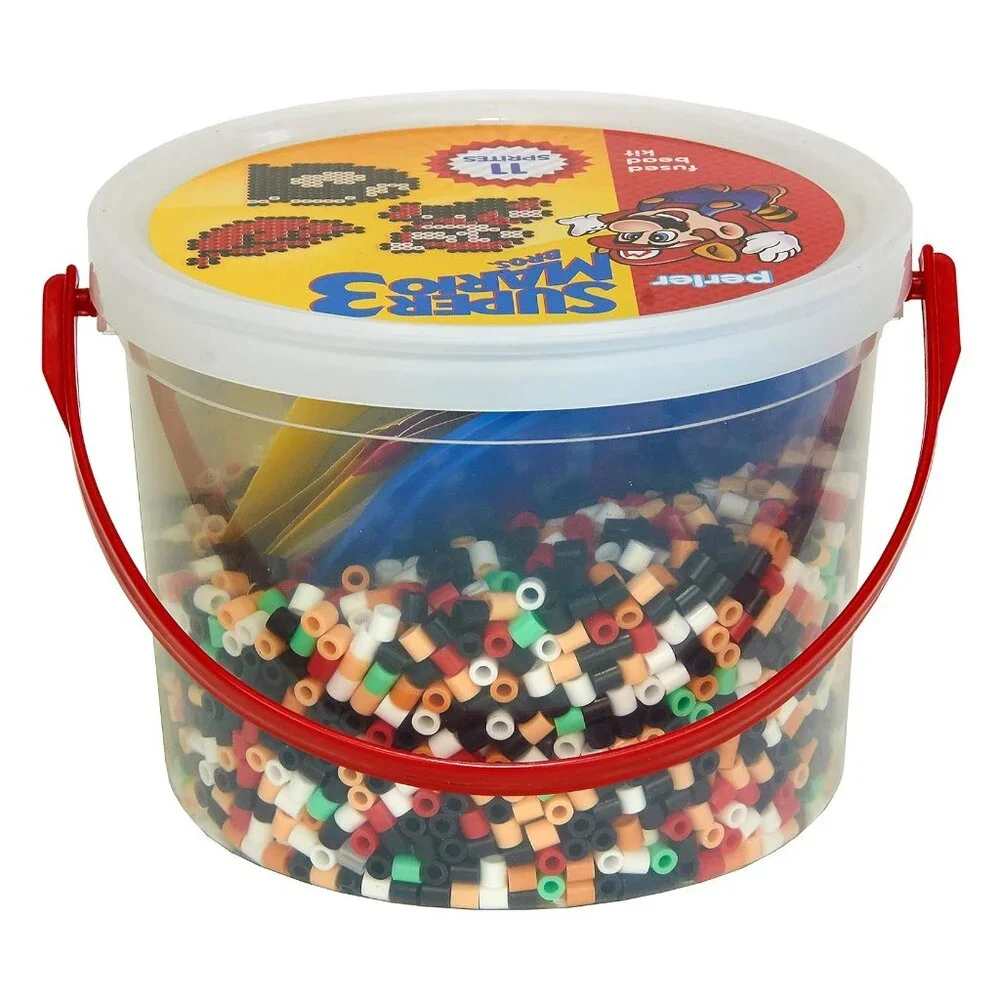 NEW Perler Fuse Craft Beads Bucket Activity Kit 5000 Bead Super Mario Brothers